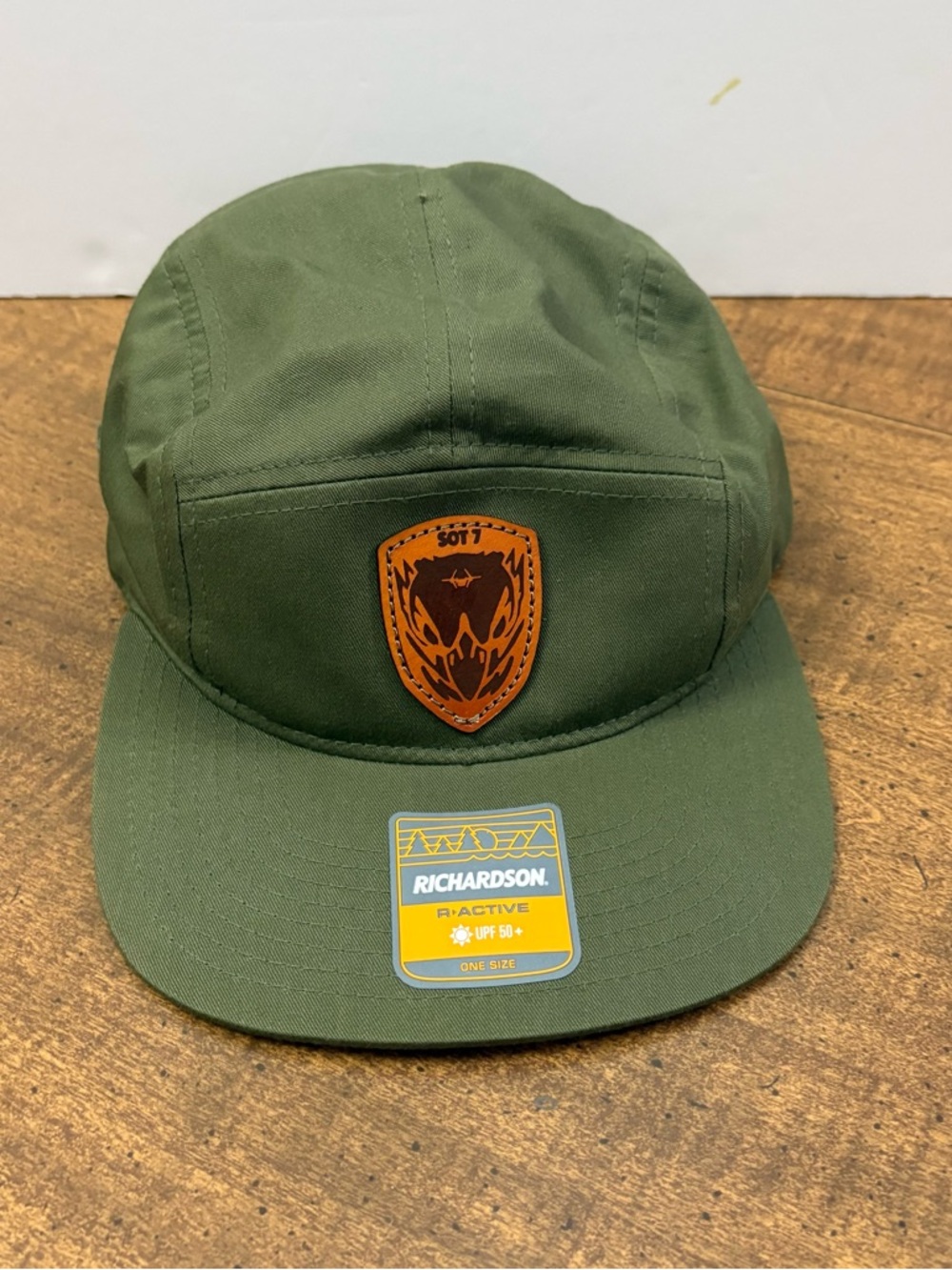 Richardson Green Camping Hat Bird Patch Outdoor Lightweight UPF 50+ OS Utility
